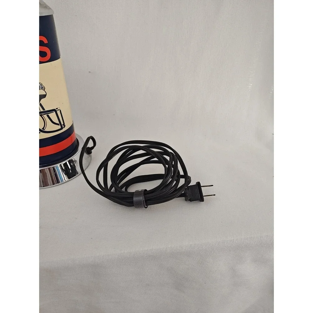 Vintage Chicago Bears Table Lamp 1991 Helmet Logo NFL FOOTBALL No Shade Rare